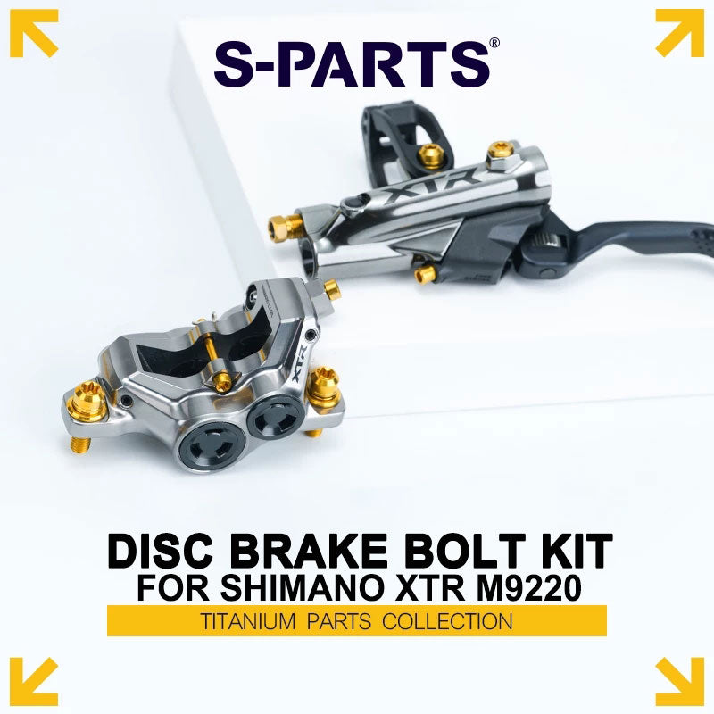 Titanium Disc Brake Bolt Kit for Shimano XTR M9220 | Grade 5 Ti-6Al-4V | 26 pcs