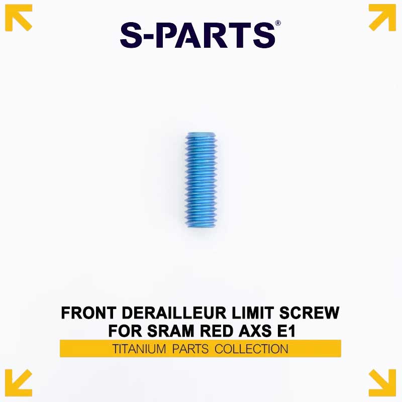 Titanium 8-Bolt Spider Bolt Kit for SRAM RED AXS E1 Crankset – M4 x 8.5mm | 8PCS