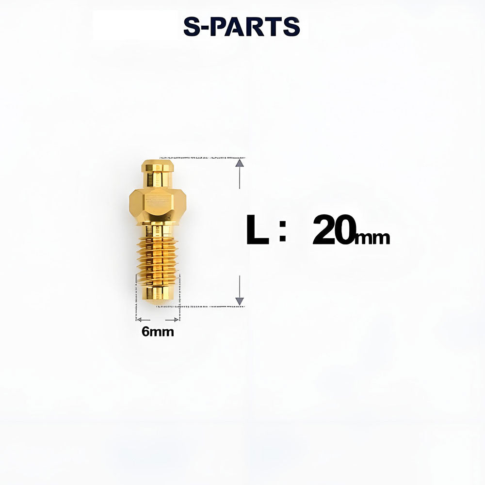 Titanium Hydraulic Bleed Bolt M6 x 20mm for Shimano MTB & Road – XT M8100 / SLX M7100 Compatible