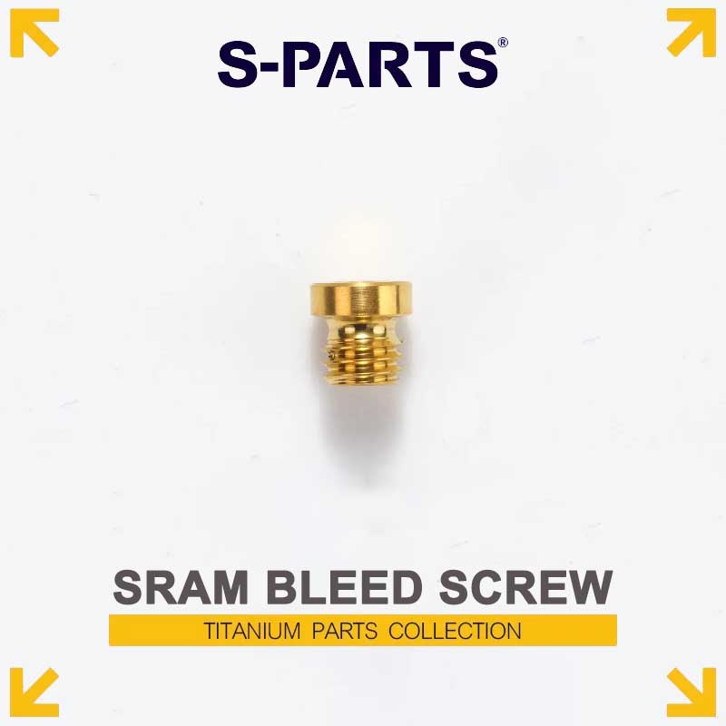 Titanium M5×4mm Brake Lever Bleed Screw for SRAM CODE, G2, LEVEL, RED AXS & Magene QED | Grade 5 Titanium