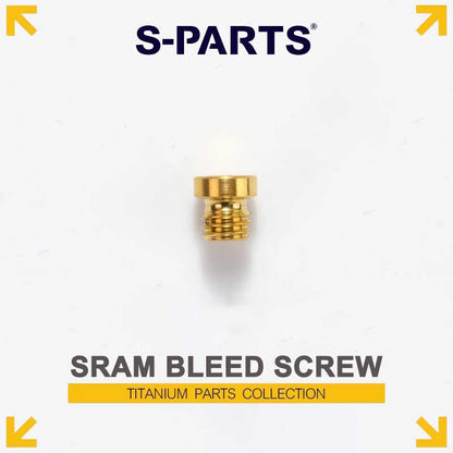 Titanium M5×4mm Brake Lever Bleed Screw for SRAM CODE, G2, LEVEL, RED AXS & Magene QED | Grade 5 Titanium