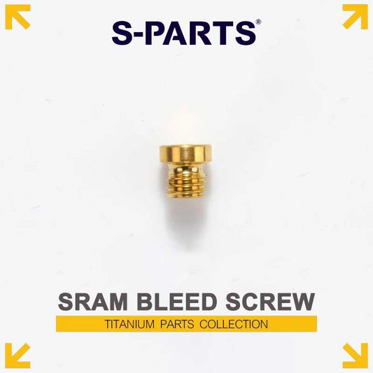 Titanium M5×4mm Brake Lever Bleed Screw for SRAM CODE, G2, LEVEL, RED AXS & Magene QED | Grade 5 Titanium