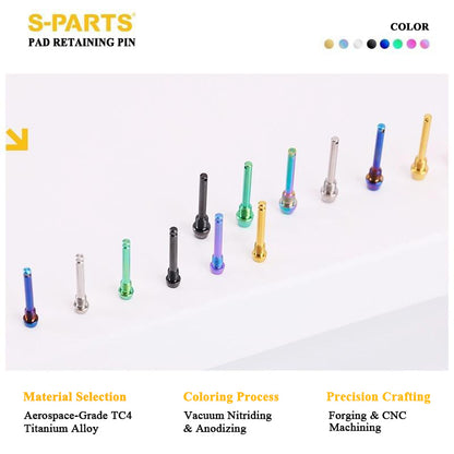 Titanium Pad Retaining Pin for HOPE TECH / RACE / TRAIL MTB Disc Brakes