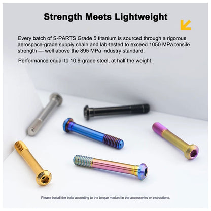Titanium Pivot Bolt for Shimano Direct Mount Brake Calipers | M6