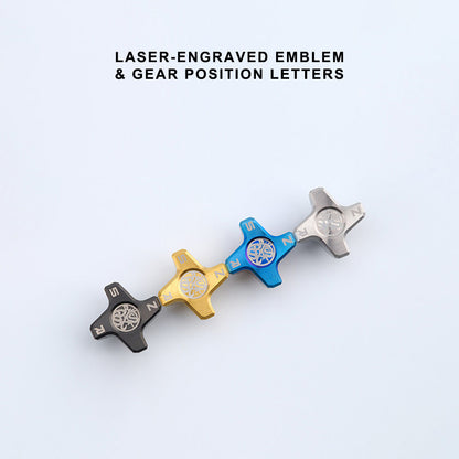 Titanium Preload Adjuster Rod & Knob Set for Brembo RCS CC Master Cylinder