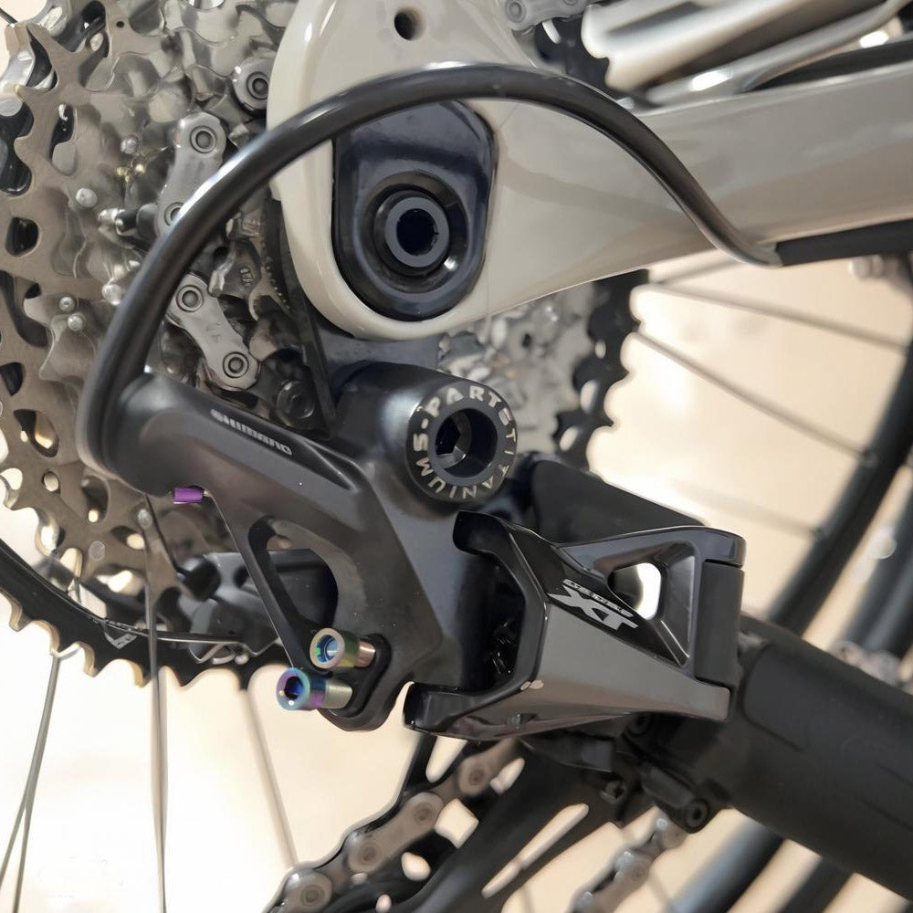Titanium Rear Derailleur Pivot Bolt for Shimano XT M8100 / SLX M7100