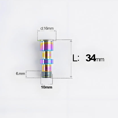 Titanium Rear Derailleur Pivot Bolt for Shimano XT M8100 / SLX M7100