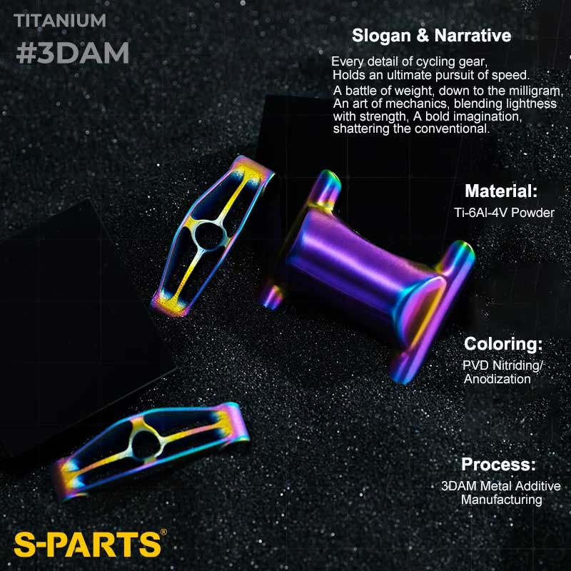 Titanium Saddle Clamp Hardware Kit for Colnago V5RS 3DAM Seatpost | Complete OEM Replacement Set