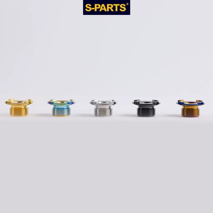Titanium Spindle Bolt for ROTOR ALDHU Cranksets | M16 M19 M22 | 24mm, 30mm & DUB Compatible
