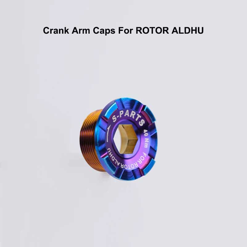 Titanium Spindle Bolt for ROTOR ALDHU Cranksets | M16 M19 M22 | 24mm, 30mm & DUB Compatible