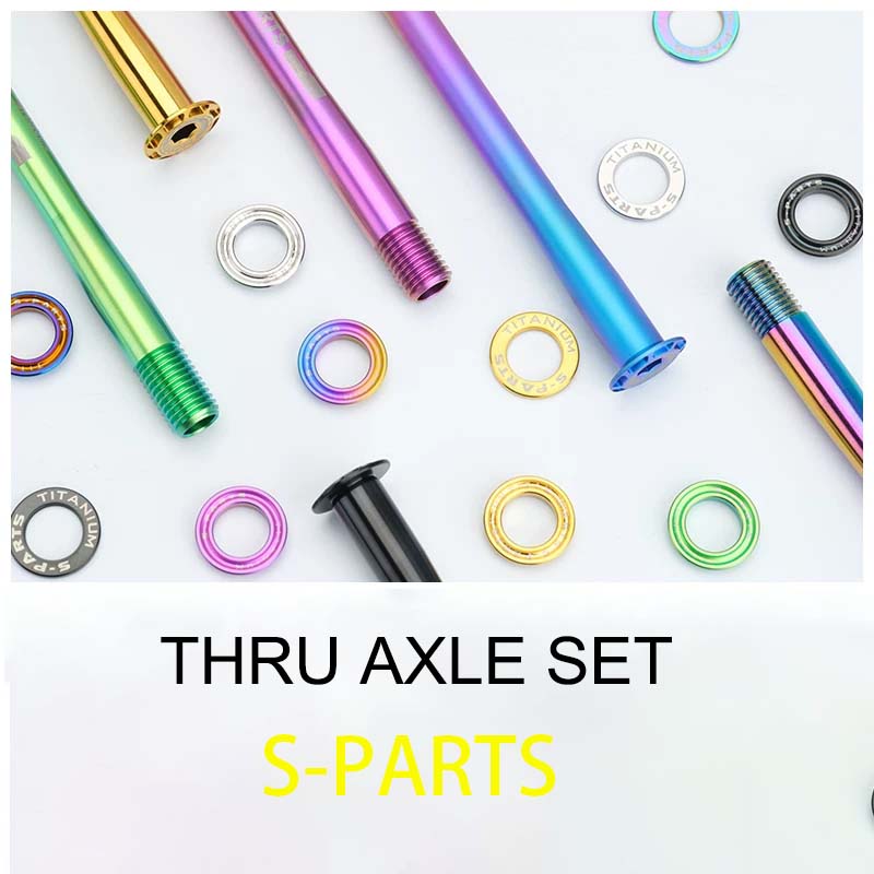Titanium Thru Axle Set M12 x 1.0 (12x122 / 12x164mm) Compatible with Pinarello 2025