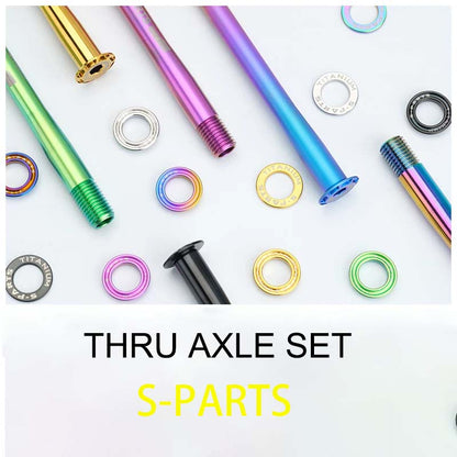 Titanium Thru Axle Set M12 x 1.0 (12x122 / 12x164mm) Compatible with Pinarello 2025