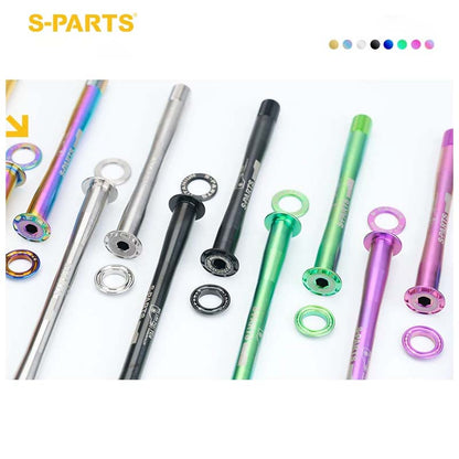 Titanium Thru Axle Set M12 x 1.0 (12x122 / 12x164mm) Compatible with Pinarello 2025