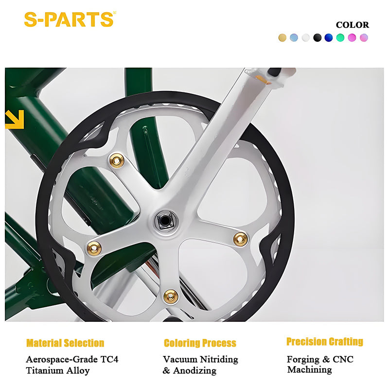 Titanium Bolts Fasteners for Brompton Frame Bolt Series