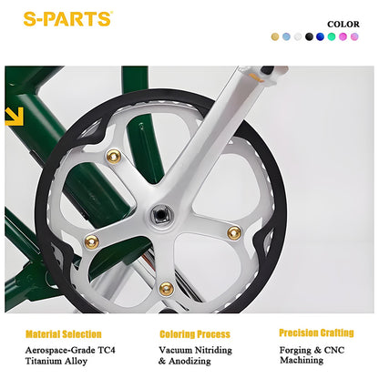 Titanium Bolts Fasteners for Brompton Frame Bolt Series