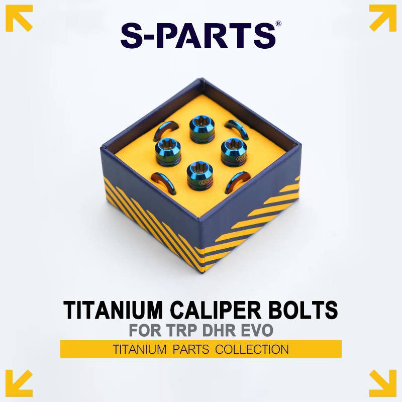 Titanium Brake Caliper Mount Bolt Kit (M6 x 19mm) for TRP DHR EVO Disc Brakes