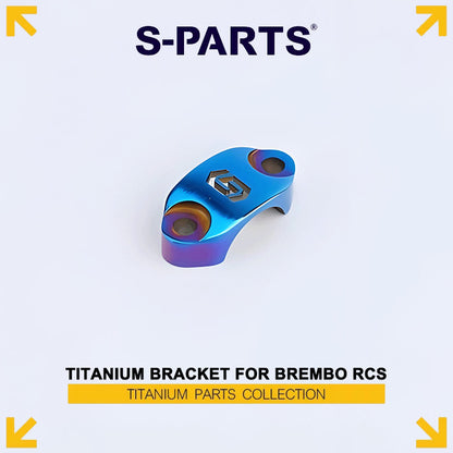 Titanium Handlebar Perch Clamp Compatible with Brembo RCS Brake Master Cylinder