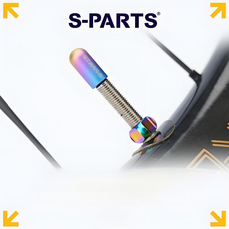 Titanium Presta Valve Caps for Road and Mountain Bikes