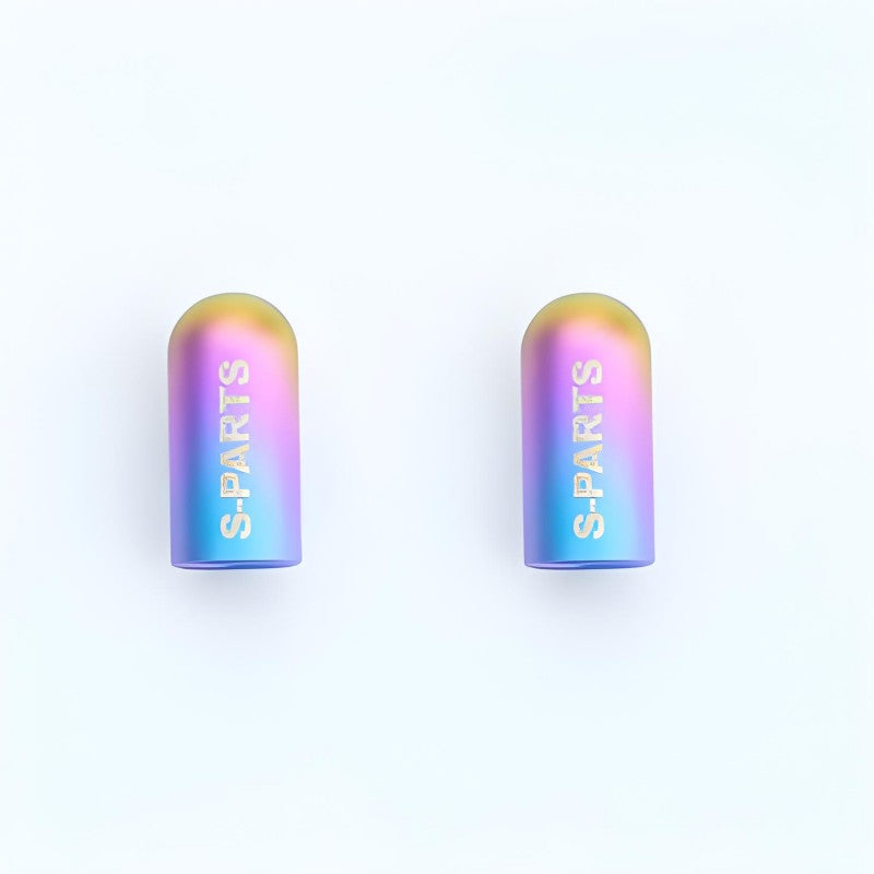 Titanium Presta Valve Caps for Road and Mountain Bikes