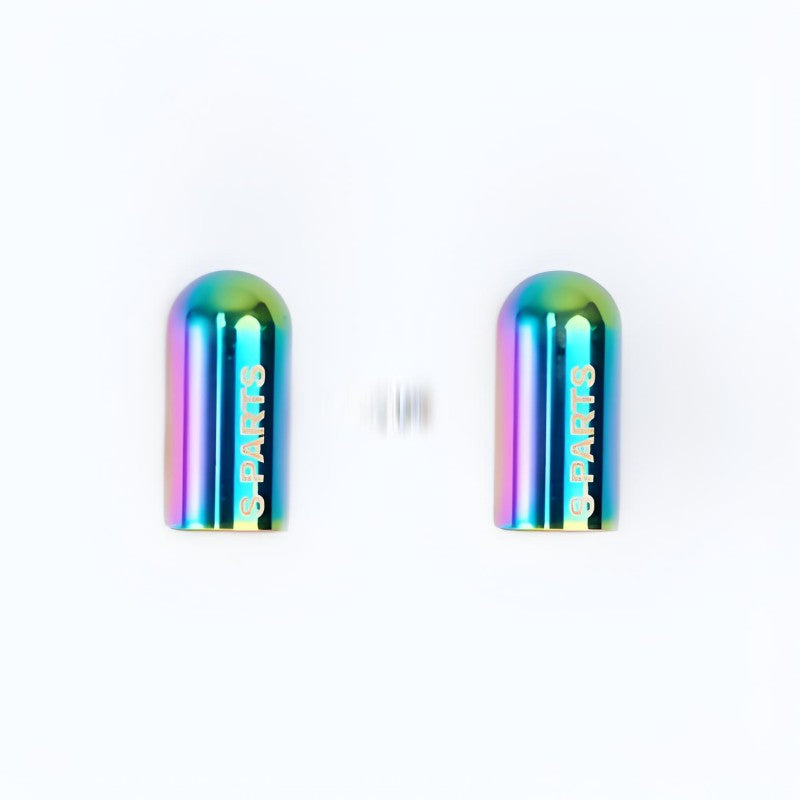Titanium Presta Valve Caps for Road and Mountain Bikes