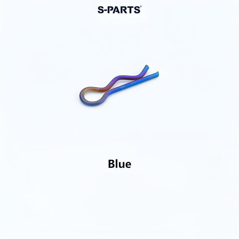 Titanium R-Clip – 1mm Axle Pin for Motorcycles & E-Bikes