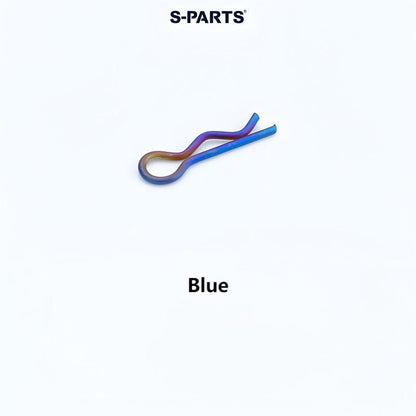 Titanium R-Clip – 1mm Axle Pin for Motorcycles & E-Bikes