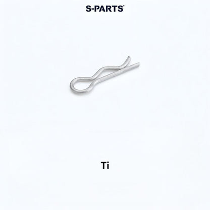 Titanium R-Clip – 1mm Axle Pin for Motorcycles & E-Bikes