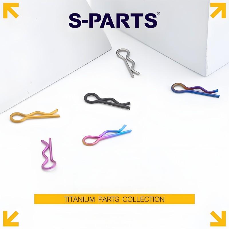 Titanium R-Clip – 1mm Axle Pin for Motorcycles & E-Bikes