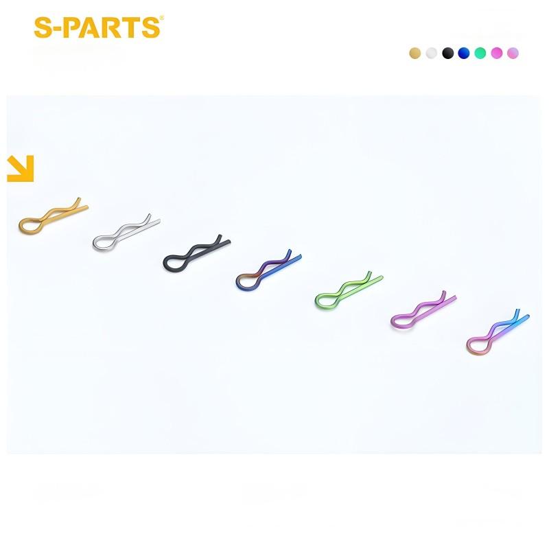 Titanium R-Clip – 1mm Axle Pin for Motorcycles & E-Bikes