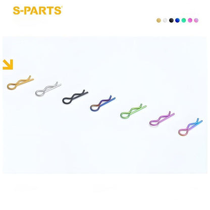 Titanium R-Clip – 1mm Axle Pin for Motorcycles & E-Bikes