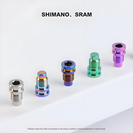 Titanium Rear Derailleur Pivot Bolts For Shimano DA9100 R8000 & SRAM Road