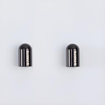 Titanium Schrader Valve Caps – Set of 2 for Road and Mountain Bikes