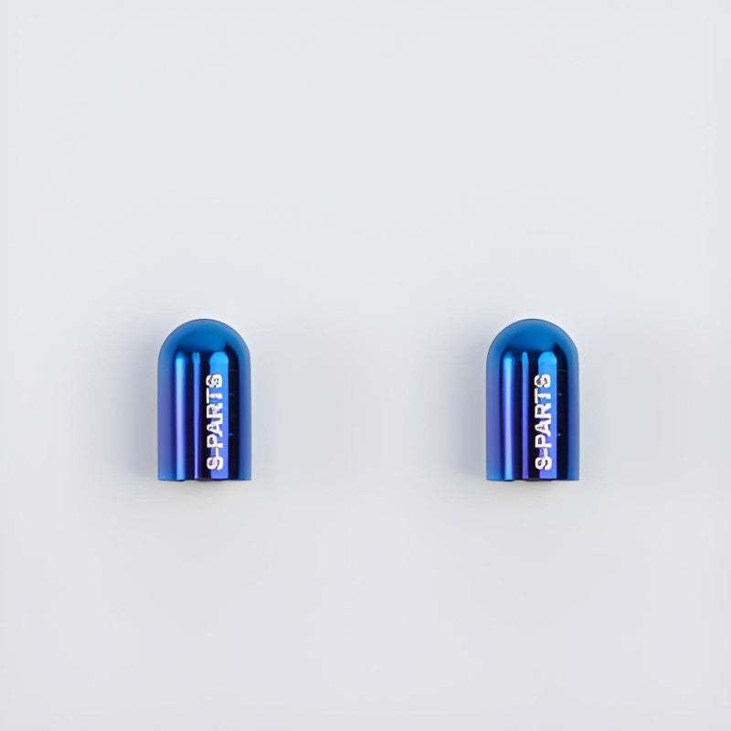 Titanium Schrader Valve Caps – Set of 2 for Road and Mountain Bikes