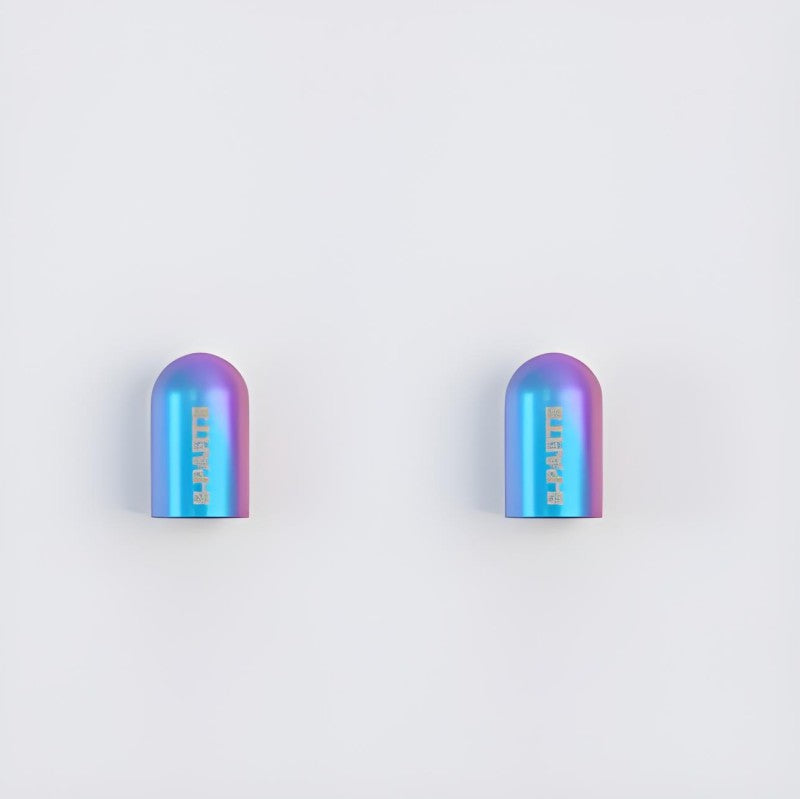 Titanium Schrader Valve Caps – Set of 2 for Road and Mountain Bikes