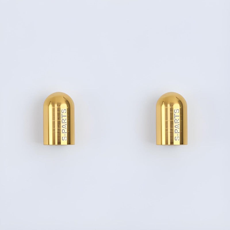 Titanium Schrader Valve Caps – Set of 2 for Road and Mountain Bikes