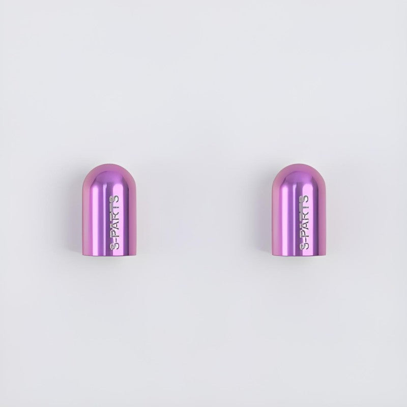 Titanium Schrader Valve Caps – Set of 2 for Road and Mountain Bikes