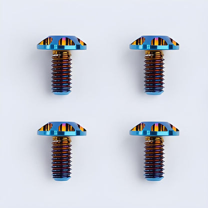 Titanium Visor Pivot Washer & Bolts Kit for SHOEI Glamster Helmet