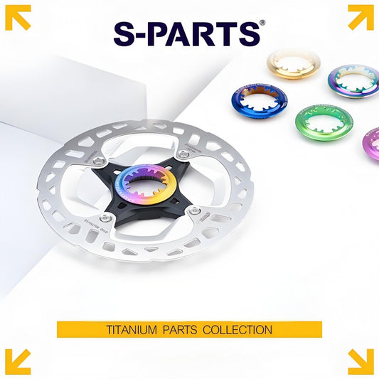 Titanium Center Lock Ring for Road & Mountain Bike Disc Rotors