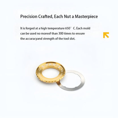 Titanium Center Lock Ring for Road & Mountain Bike Disc Rotors