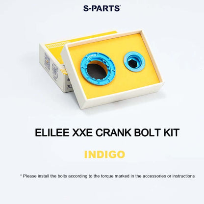 Titanium Crank Preload Bolt & Self-Extracting Cap Kit for ELILEE XXE | Ultra-Light Upgrade