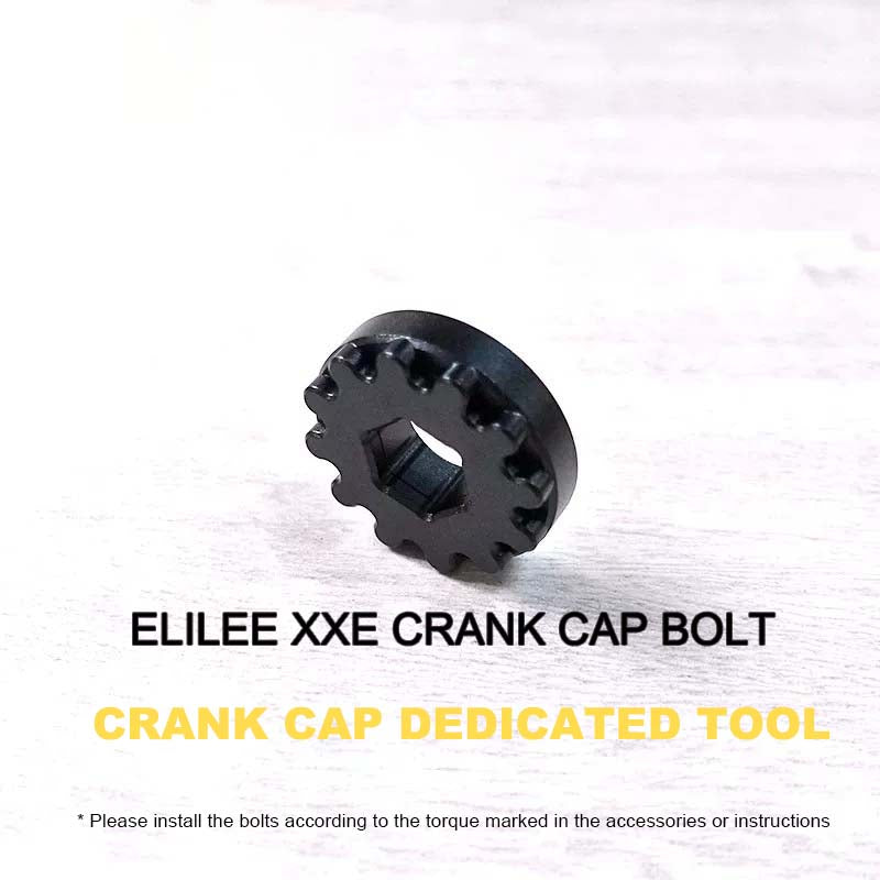 Titanium Crank Preload Cap for ELILEE XXE Crankset - Drive Side Only