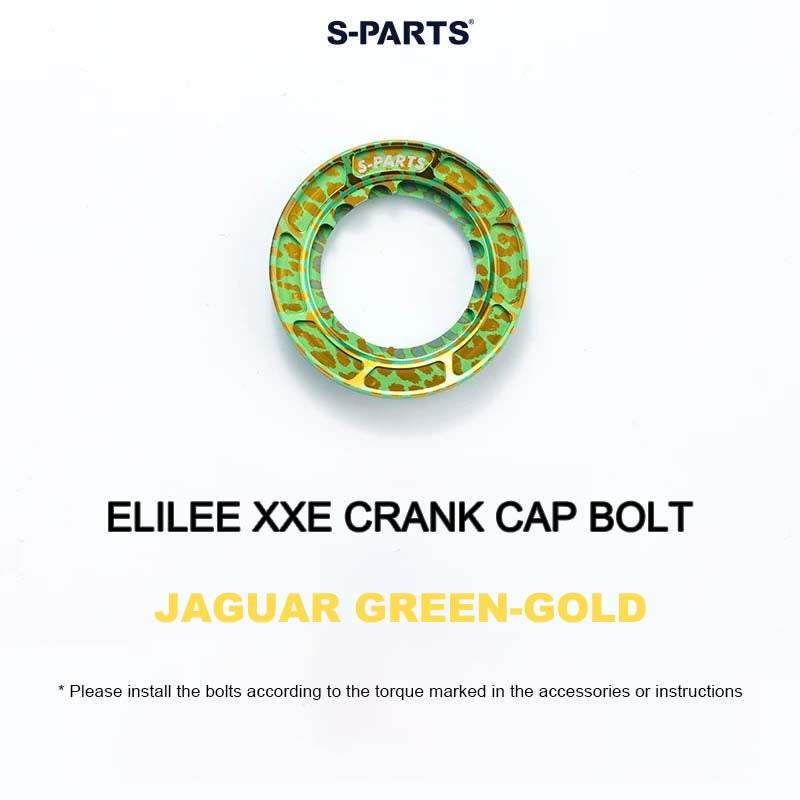 Titanium Crank Preload Cap for ELILEE XXE Crankset - Drive Side Only