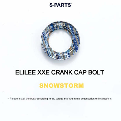 Titanium Crank Preload Cap for ELILEE XXE Crankset - Drive Side Only