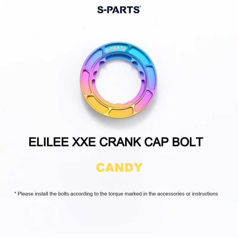 Titanium Crank Preload Cap for ELILEE XXE Crankset - Drive Side Only