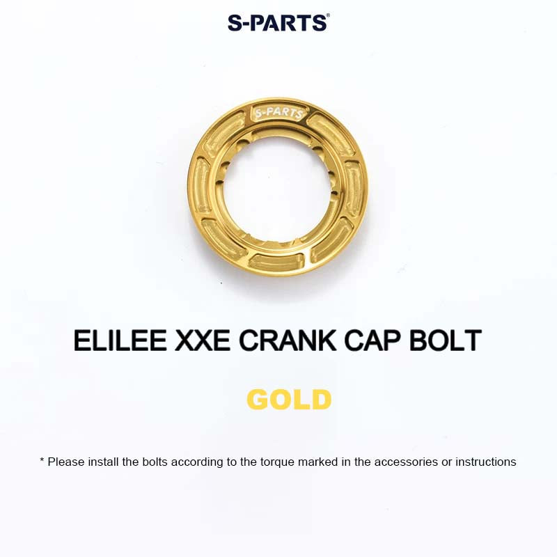 Titanium Crank Preload Cap for ELILEE XXE Crankset - Drive Side Only