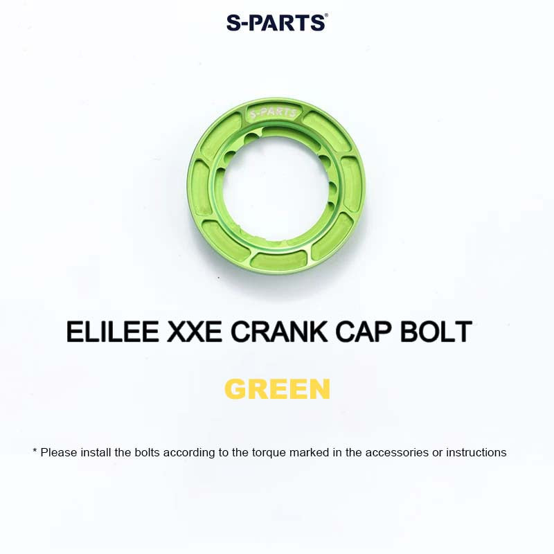Titanium Crank Preload Cap for ELILEE XXE Crankset - Drive Side Only