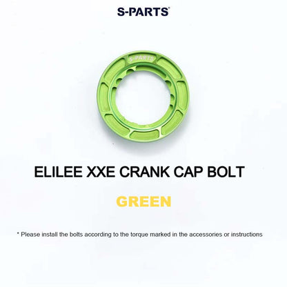 Titanium Crank Preload Cap for ELILEE XXE Crankset - Drive Side Only