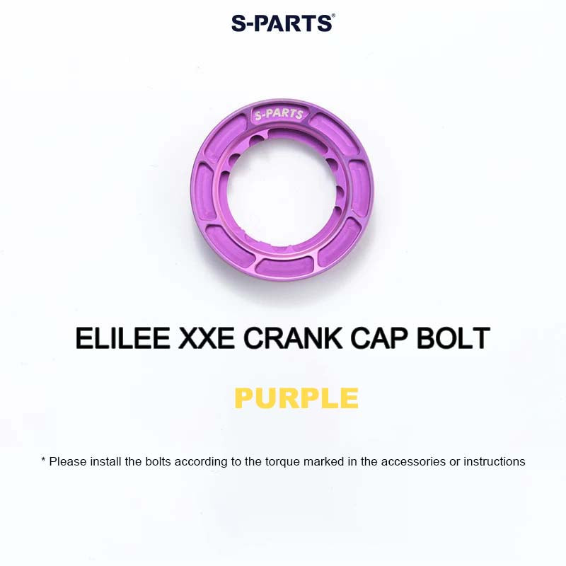 Titanium Crank Preload Cap for ELILEE XXE Crankset - Drive Side Only