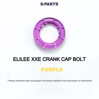 Titanium Crank Preload Cap for ELILEE XXE Crankset - Drive Side Only