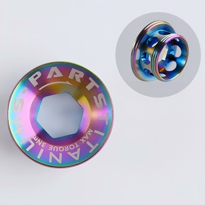 Titanium Crank Cap for Shimano R8150/R9250 Road Bikes